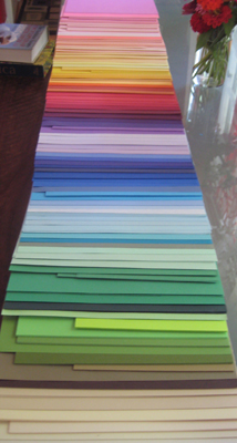 Colored paper